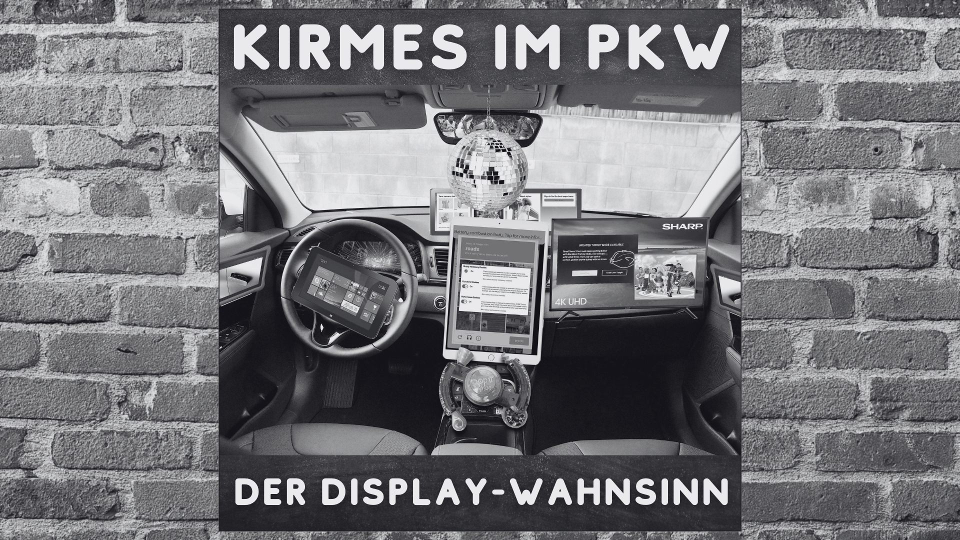 Der Display-Wahn der Automobil-Industrie