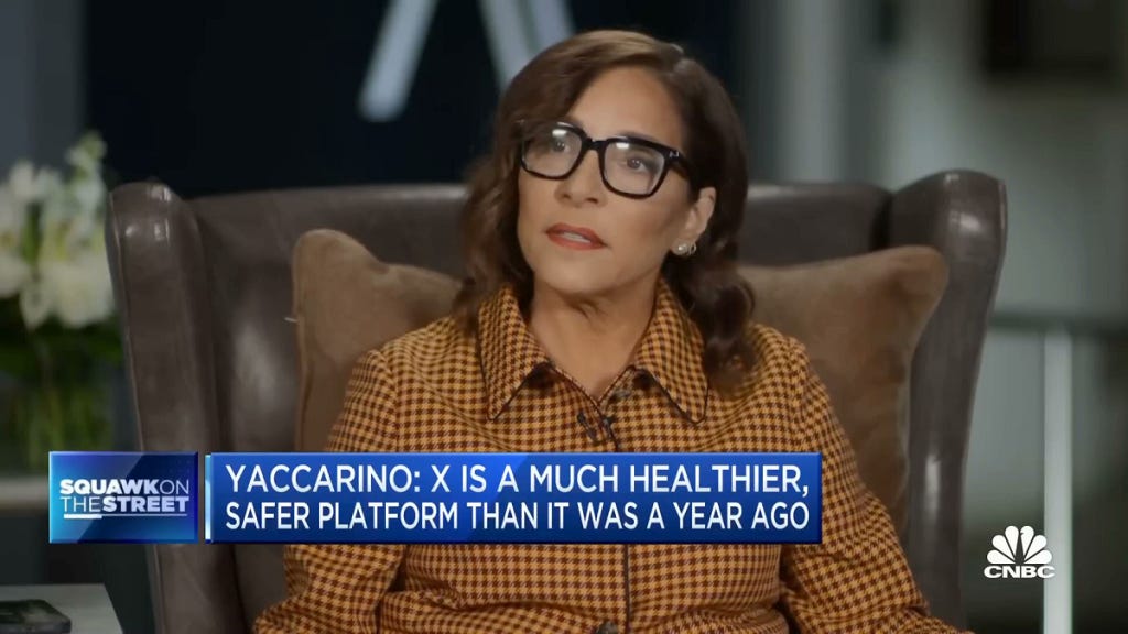 Linda Yaccarino on CNBC