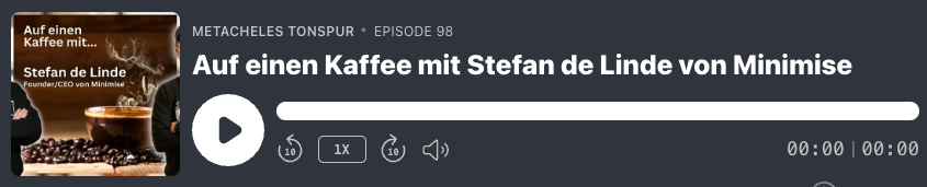 Auf einen Kaffee mit Stefan de Linde von Minimise